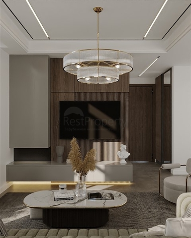 Villa 3+1 mit Whirlpool auf dem Dach, 250 m vom Meer entfernt