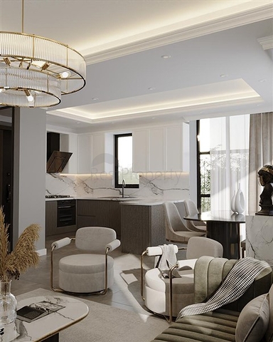 Villa 3+1 mit Whirlpool auf dem Dach, 250 m vom Meer entfernt