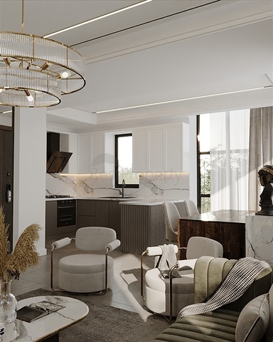 Villa 3+1 mit Whirlpool auf dem Dach, 250 m vom Meer entfernt