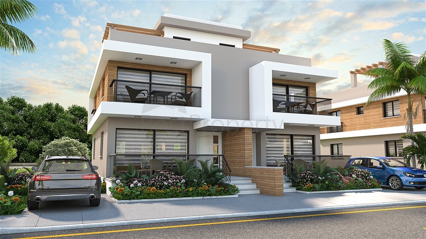 Neues Projekt für große Wohnungen im Stadtteil Iskele 