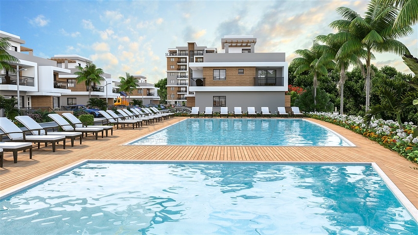 Neues Projekt für große Wohnungen im Stadtteil Iskele 