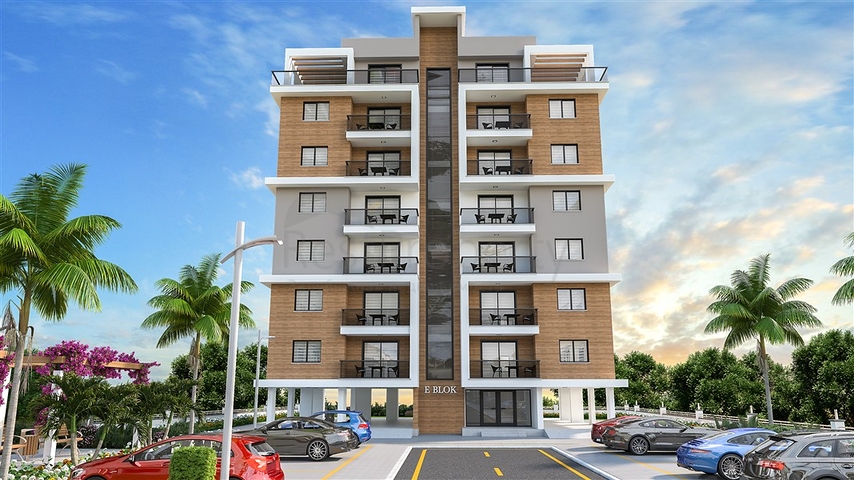 Neues Projekt für große Wohnungen im Stadtteil Iskele 