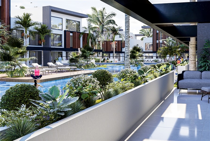 Luxuriöses Projekt während der Bauphase in Iskel 