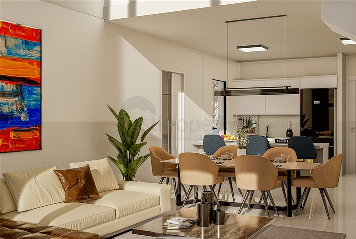 Luxuriöses Projekt während der Bauphase in Iskel 