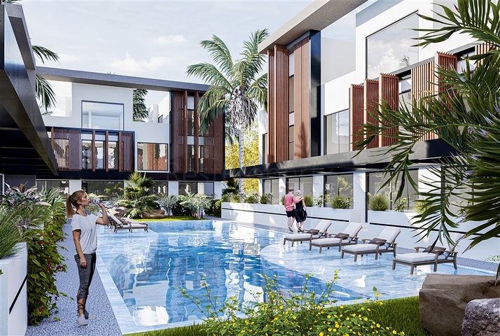 Luxuriöses Projekt während der Bauphase in Iskel 