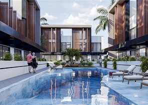 Luxuriöses Projekt während der Bauphase in Iskel 