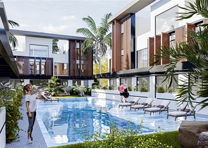 Luxuriöses Projekt während der Bauphase in Iskel 