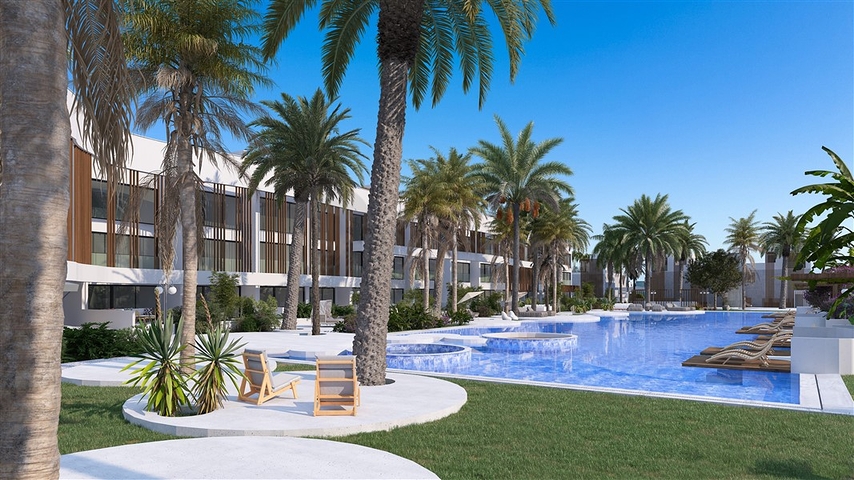 Ein im Bau befindlicher Komplex in einem der beliebtesten Gebiete in Nordzypern