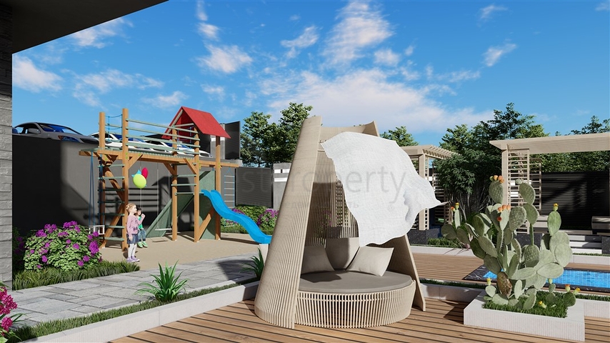 1+1 im grünen Viertel von Avsallar