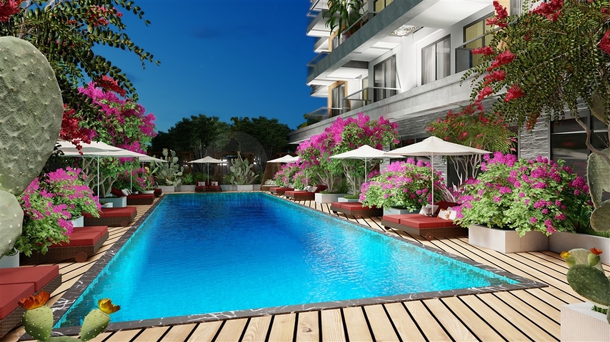 1+1 im grünen Viertel von Avsallar