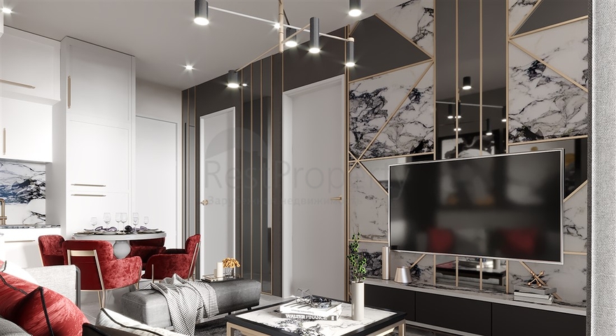 1+1 im grünen Viertel von Avsallar