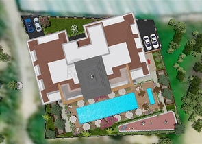 1+1 im grünen Viertel von Avsallar