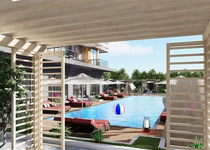 1+1 im grünen Viertel von Avsallar