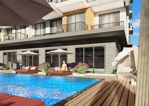 1+1 im grünen Viertel von Avsallar