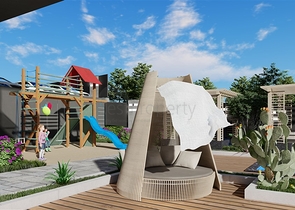 1+1 im grünen Viertel von Avsallar