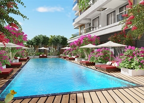 1+1 im grünen Viertel von Avsallar