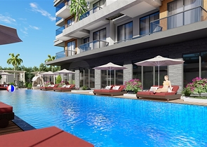 1+1 im grünen Viertel von Avsallar