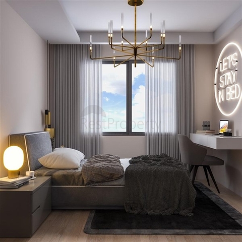 Neues Investitionsprojekt in der Bauphase in Mersin