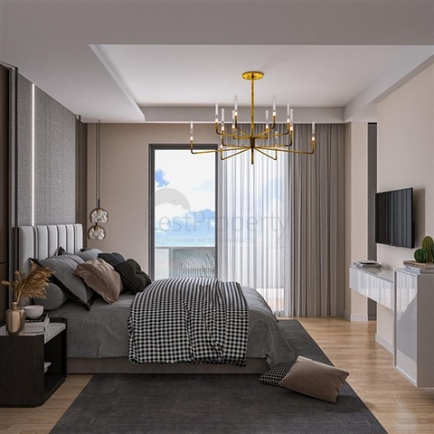 Neues Investitionsprojekt in der Bauphase in Mersin