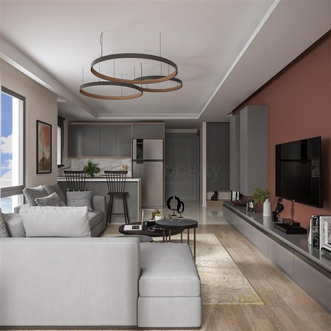 Neues Investitionsprojekt in der Bauphase in Mersin