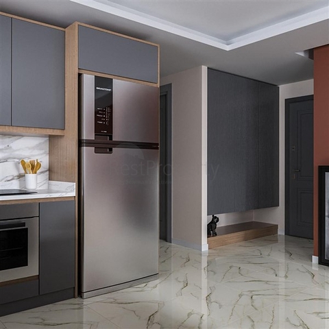 Neues Investitionsprojekt in der Bauphase in Mersin