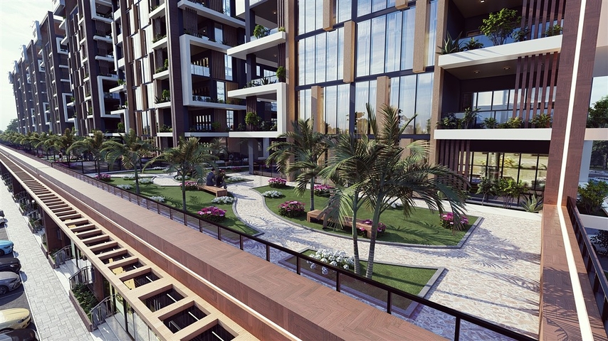 Das Großprojekt des Hotelkonzepts im Bezirk Tomyuk, 500m vom Meer entfernt