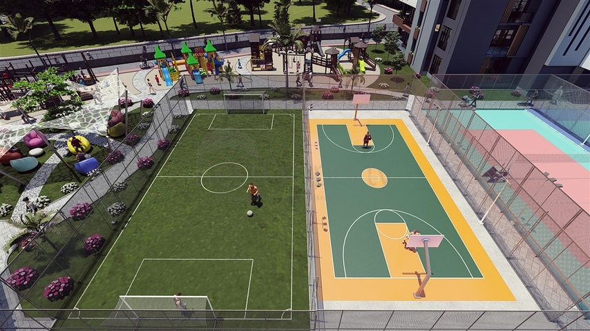 Das Großprojekt des Hotelkonzepts im Bezirk Tomyuk, 500m vom Meer entfernt