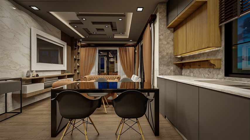 Das Großprojekt des Hotelkonzepts im Bezirk Tomyuk, 500m vom Meer entfernt