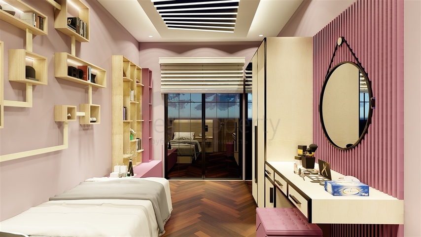 Das Großprojekt des Hotelkonzepts im Bezirk Tomyuk, 500m vom Meer entfernt