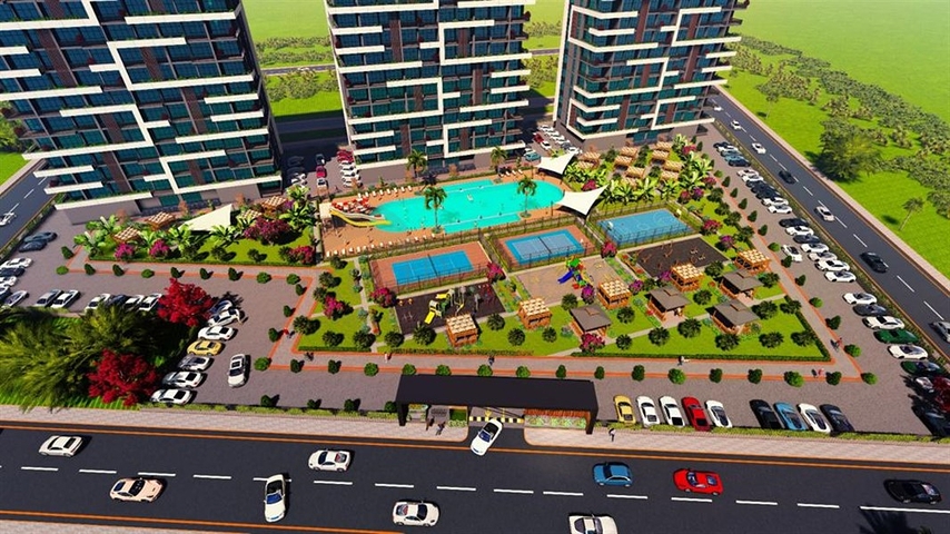 Verkauf von Wohnungen im Bau in Erdemli