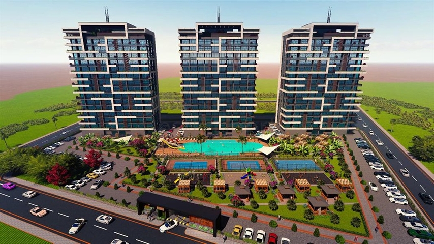 Verkauf von Wohnungen im Bau in Erdemli