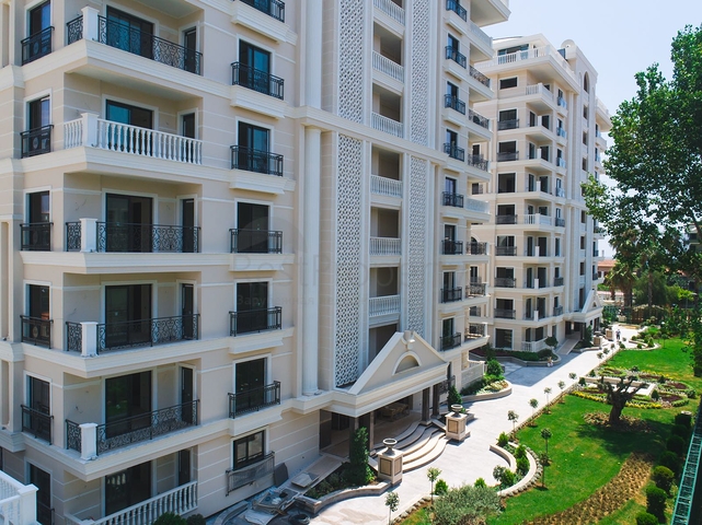 Luxuriöse 2+1-Wohnung mit Meerblick in einem Luxus-Komplex in Alanya