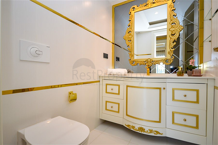 Luxuriöse 2+1-Wohnung mit Meerblick in einem Luxus-Komplex in Alanya