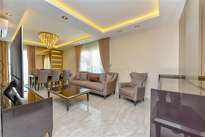 3+1 Penthouse im Zentrum von Alanya mit atemberaubender Aussicht