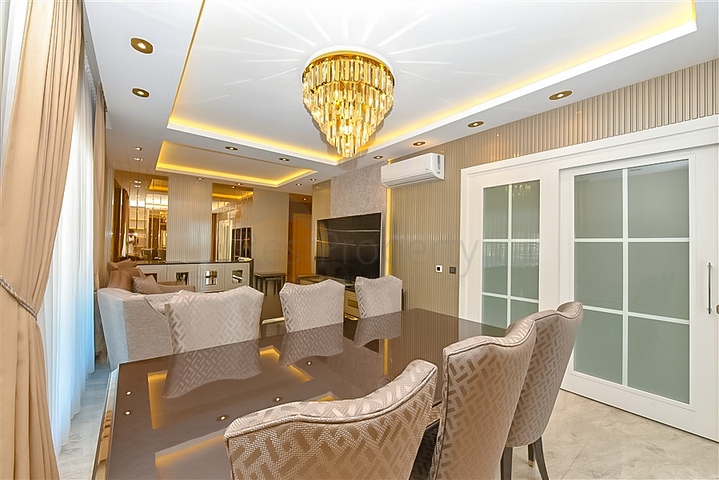 3+1 Penthouse im Zentrum von Alanya mit atemberaubender Aussicht