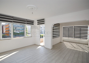 Wohnung 2+1 100 Meter vom Hauptstrand der Stadt auf Cleopatra entfernt