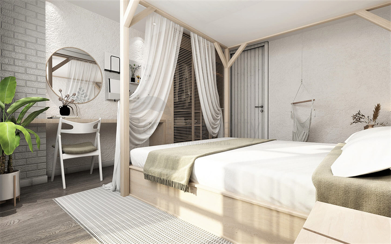 Residenzen mit Meerblick, mit erstaunlicher Natur abseits vom Lärm der Stadt.