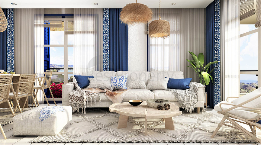 Residenzen mit Meerblick, mit erstaunlicher Natur abseits vom Lärm der Stadt.