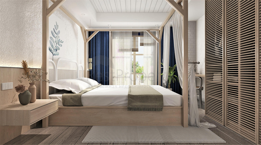 Residenzen mit Meerblick, mit erstaunlicher Natur abseits vom Lärm der Stadt.