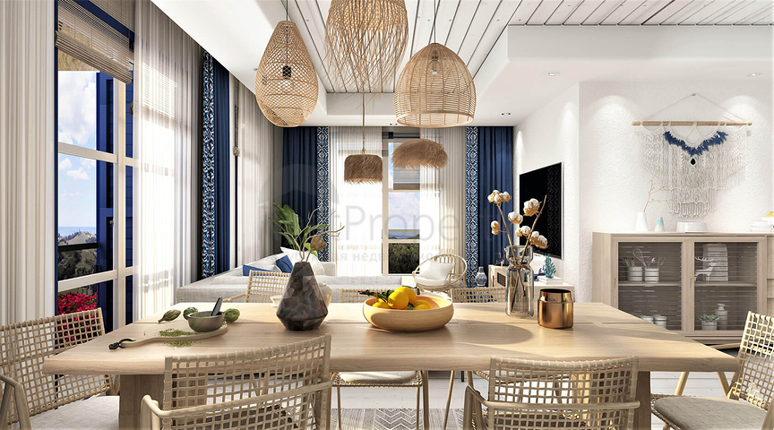 Residenzen mit Meerblick, mit erstaunlicher Natur abseits vom Lärm der Stadt.