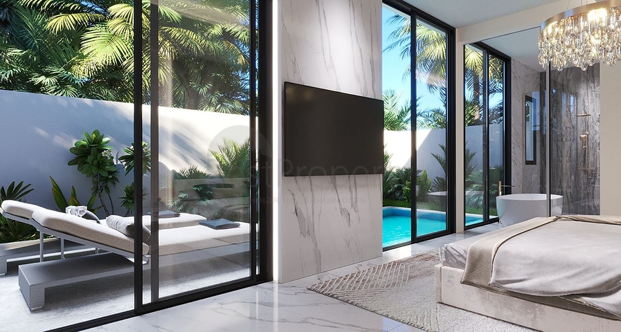 Investitionsprojekt von Villen in einem beliebten Touristengebiet auf Bali