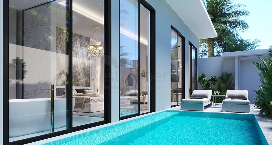 Investitionsprojekt von Villen in einem beliebten Touristengebiet auf Bali