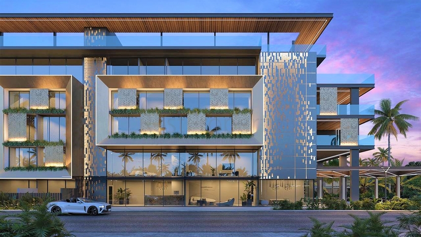 Luxus-Apartmentkomplex in der ersten Meereslinie von Bali