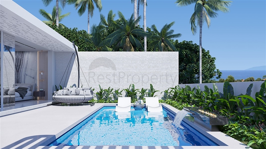 Luxuriöse Villen im kalifornischen Stil am Südhang von Bali