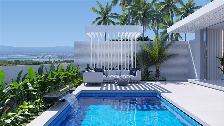 Luxuriöse Villen im kalifornischen Stil am Südhang von Bali