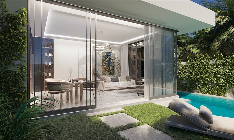 Attraktive Villen in der Endphase des Baus im Gebiet Umalas auf Bali