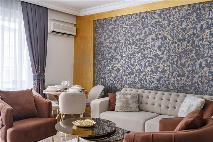 Renovierte Zweizimmerwohnung 400 m vom Meer entfernt in Alanya