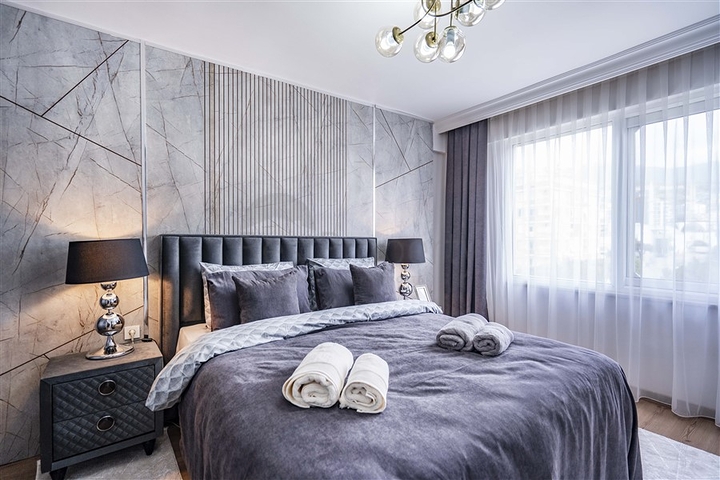 Renovierte Zweizimmerwohnung 400 m vom Meer entfernt in Alanya