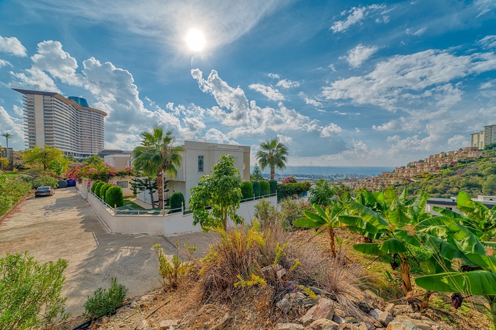 4+1 private Villa mit Panoramablick in der Gegend von Kargicak