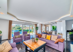 4+1 private Villa mit Panoramablick in der Gegend von Kargicak